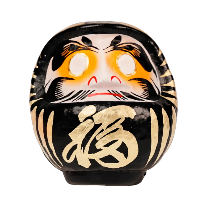 福だるま 黒 12cm