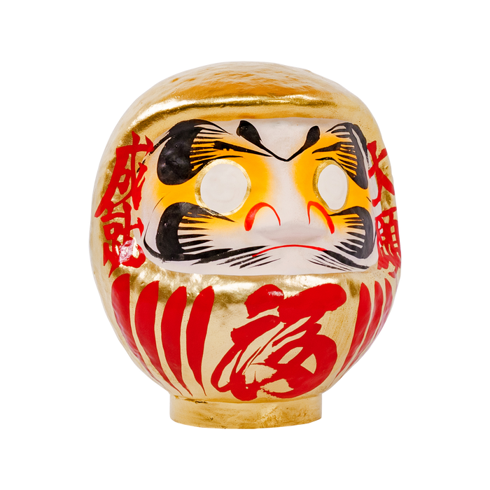 Gold Daruma 15cm Red