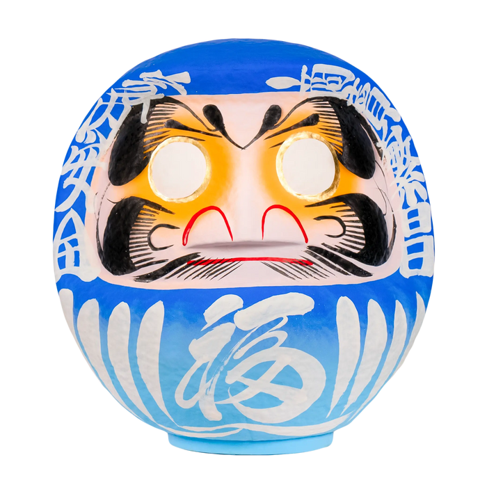 グラデーション名入れだるま 青【商売用】