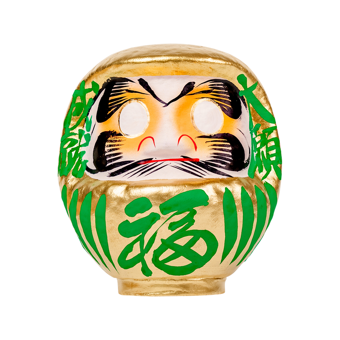 金だるま 15cm 緑
