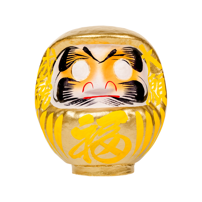 金だるま 15cm 黄