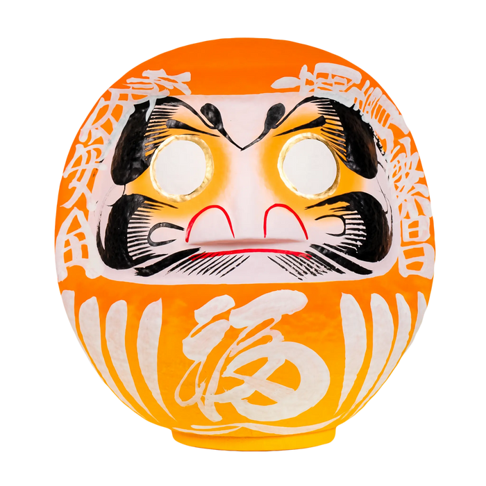 グラデーション名入れだるま オレンジ【商売用】